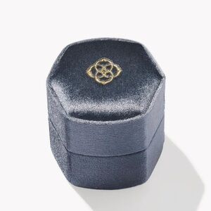 Kendra Scott Davis Small Jewelry Case in Grey Blue